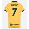 AC Milan Santiago Gimenez #7 Tredjedrakt Kvinner 2025-26 Kortermet